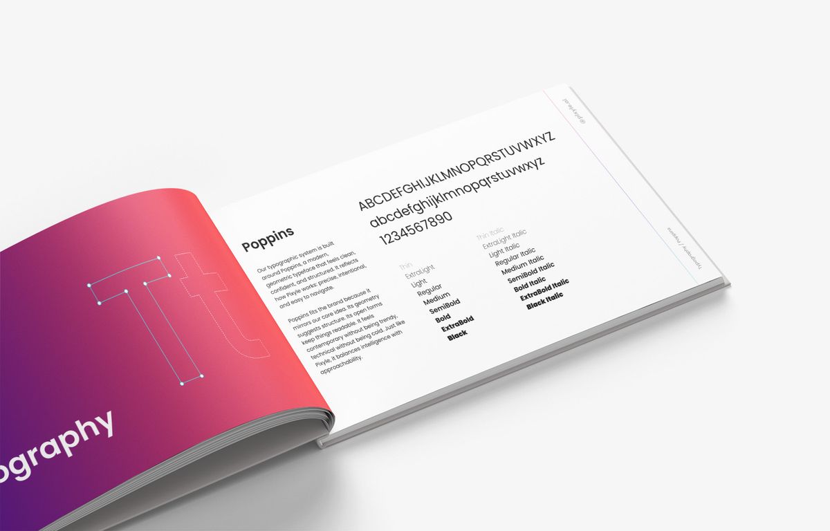 Pixyle.ai Brand Identity Book Illustration 6