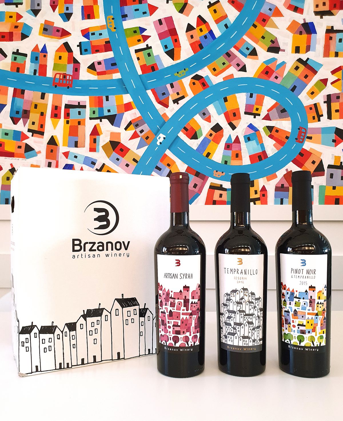 Brzanov Wine Bottle Label Illustration & Design Book Illustration 4