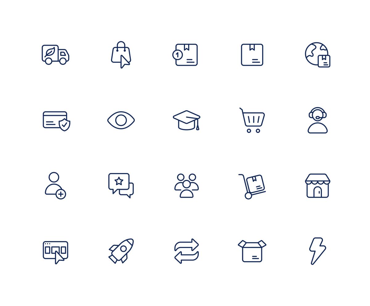 Icons And Icon Guidelines For Sendcloud Book Illustration 1
