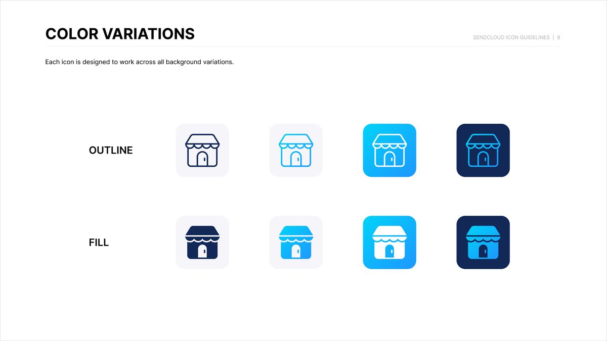 Icons And Icon Guidelines For Sendcloud Book Illustration 13