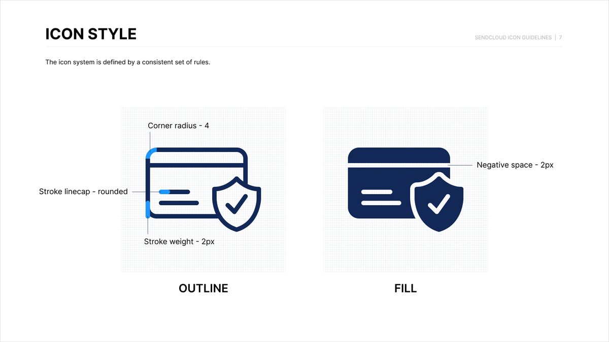 Icons And Icon Guidelines For Sendcloud Book Illustration 11