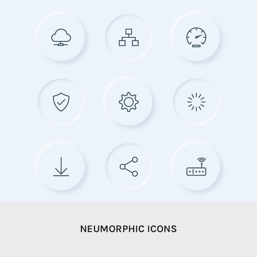Neumorphic Icons