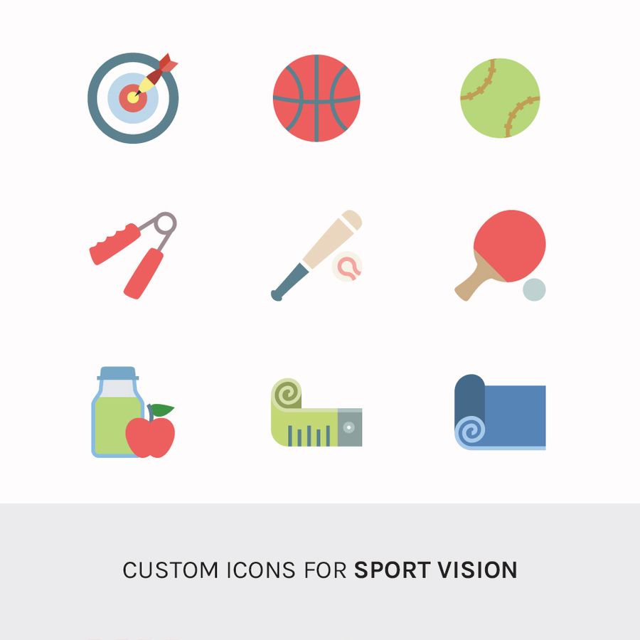 Custom Icons for Sport Vision